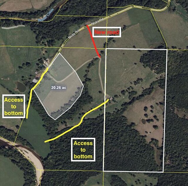 1065 Nicks Rd, Bradleyville, MO 65614 - map / location