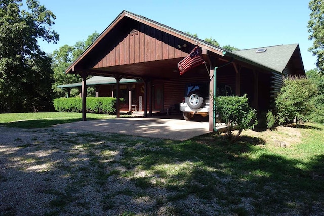 643 County Road 3450, Mountain View, MO 65548 - view of parking featuring a detached carport