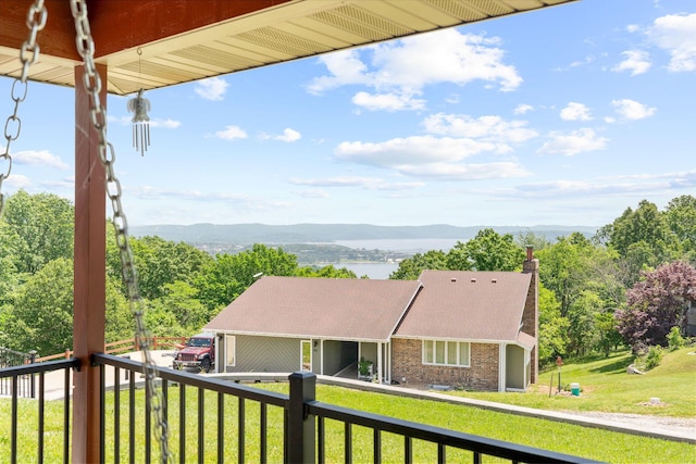 77 Johnson Way Ln, Kimberling City, MO 65686 - balcony with a mountain view