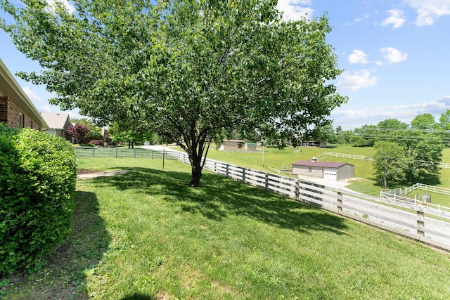 77 Johnson Way Ln, Kimberling City, MO 65686 - view of yard with a rural view and an outbuilding