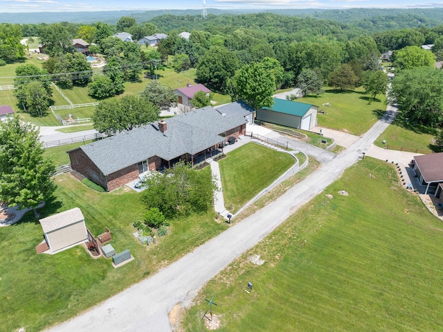 77 Johnson Way Ln, Kimberling City, MO 65686 - aerial view of a heavily wooded area