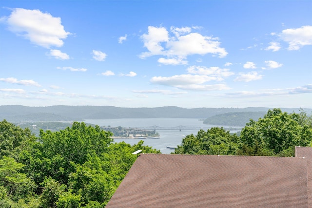 77 Johnson Way Ln, Kimberling City, MO 65686 - water view featuring a mountainous background and a notable bridge