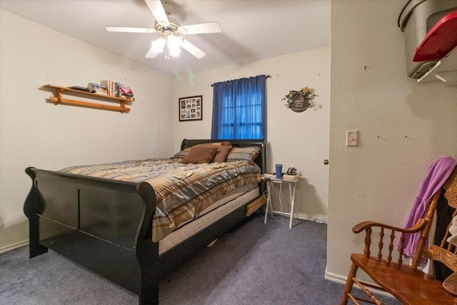 6203 County Road 1750, West Plains, MO 65775 - bedroom with carpet, baseboards, and ceiling fan