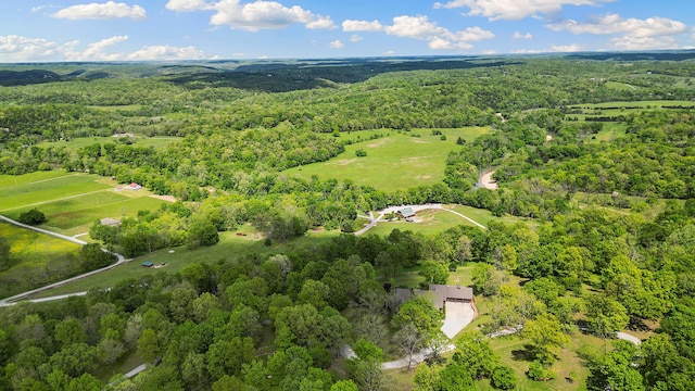 315 Buckskin Rdg, Pineville, MO 64856 - aerial view of property and surrounding area featuring a heavily wooded area