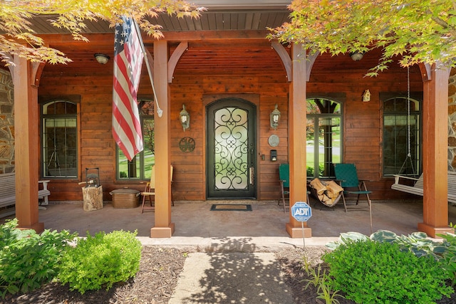 315 Buckskin Rdg, Pineville, MO 64856 - property entrance with covered porch