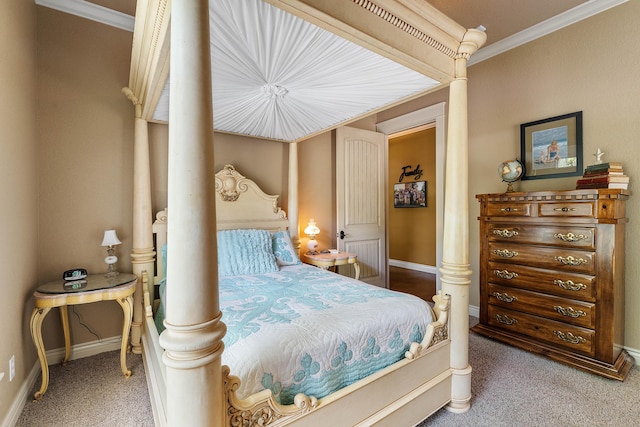 315 Buckskin Rdg, Pineville, MO 64856 - carpeted bedroom with crown molding and baseboards