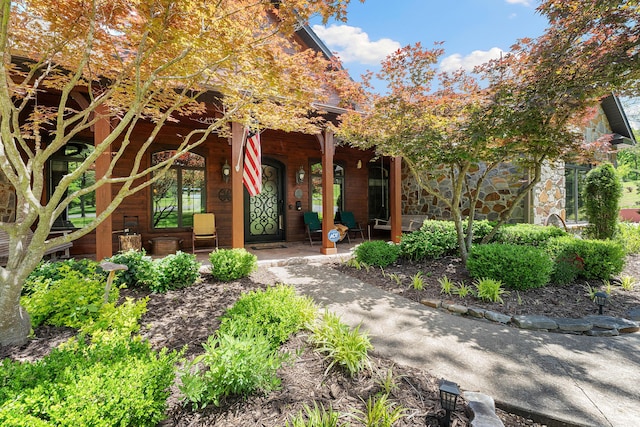315 Buckskin Rdg, Pineville, MO 64856 - view of front of house with covered porch