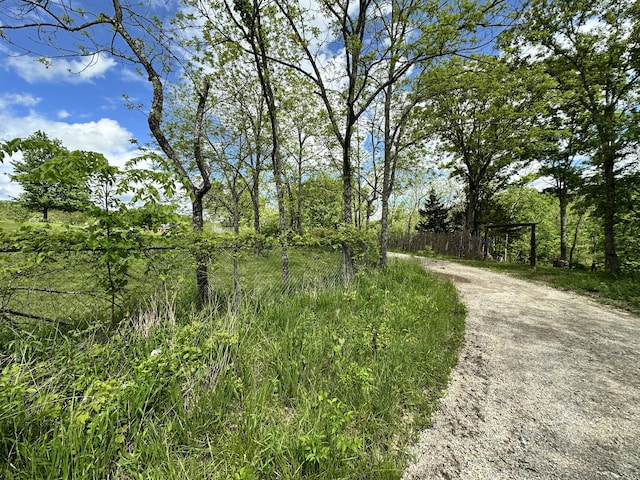 view of road