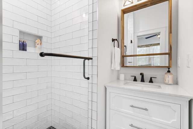 452 Rest Haven Ln, Blue Eye, MO 65611 - full bathroom with a stall shower and vanity