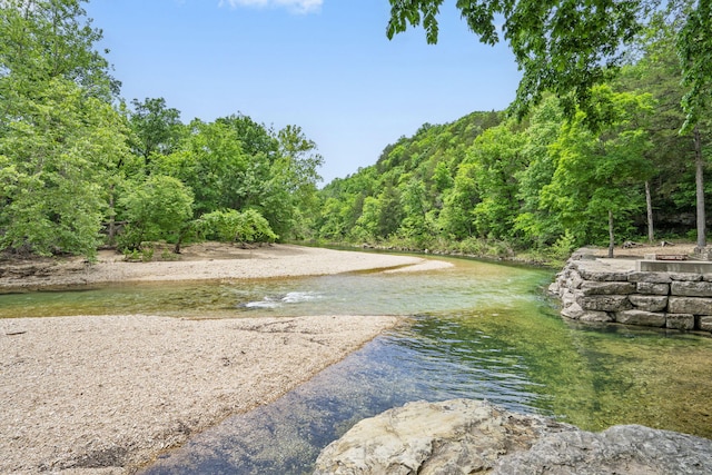 103 Dogwood Ct, Saddlebrooke, MO 65630 - water view featuring a heavily wooded area
