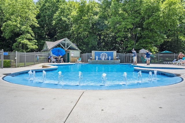 103 Dogwood Ct, Saddlebrooke, MO 65630 - community pool featuring fence and a patio area