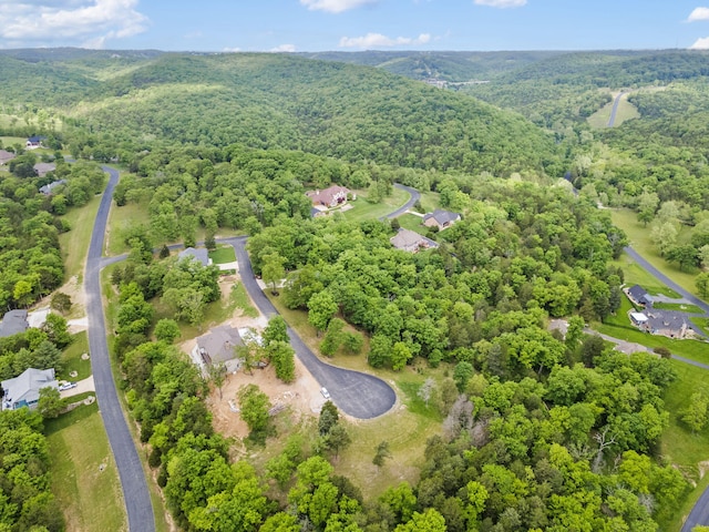 103 Dogwood Ct, Saddlebrooke, MO 65630 - aerial view of a heavily wooded area