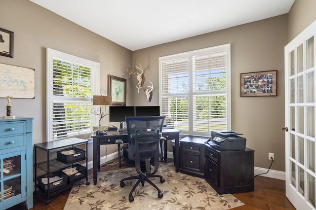 103 Dogwood Ct, Saddlebrooke, MO 65630 - office featuring wood finished floors and baseboards