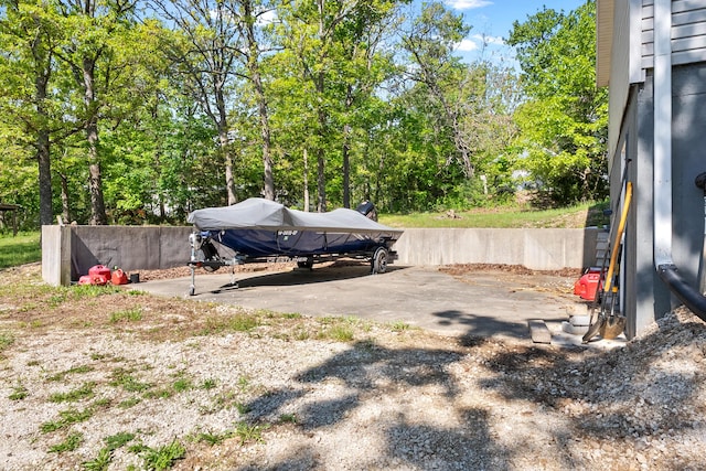 view of parking
