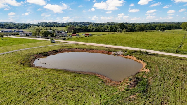 bird's eye view of a nearby body of water