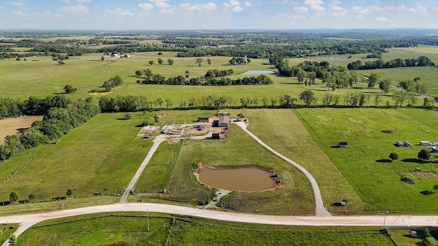 view of rural area with a pastoral area