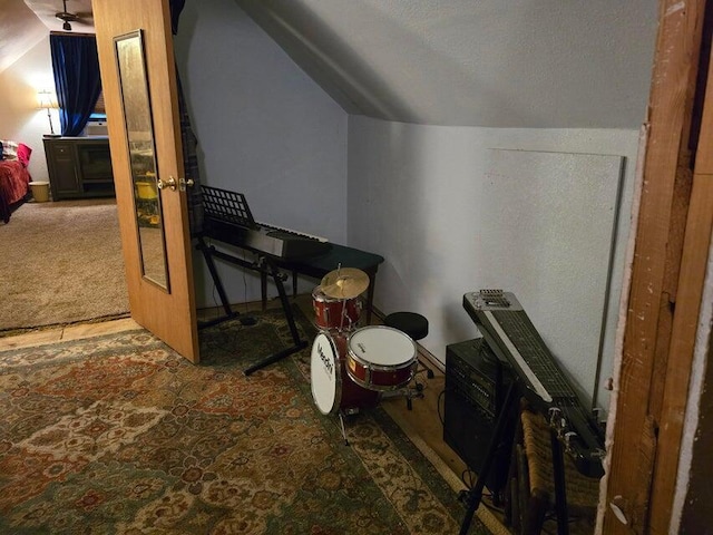 3590 County Road 7140, West Plains, MO 65775 - additional living space featuring carpet flooring and vaulted ceiling