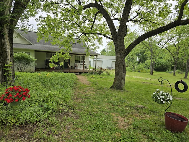3590 County Road 7140, West Plains, MO 65775 - view of grassy yard featuring covered porch