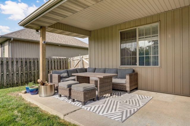 1428 S Appomattox Ave, Republic, MO 65738 - view of patio / terrace featuring fence
