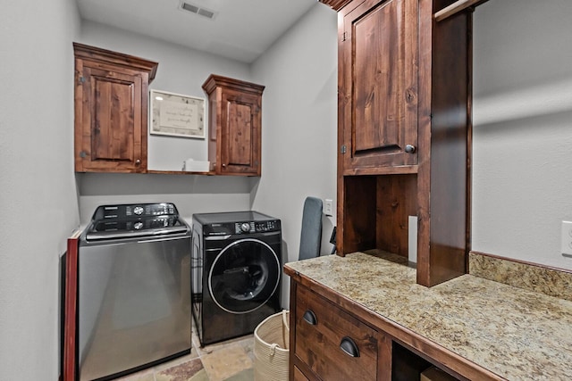 16326 Lawrence Unit 1232, Marionville, MO 65705 - laundry area featuring cabinet space and washing machine and dryer