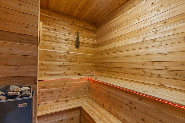 16326 Lawrence Unit 1232, Marionville, MO 65705 - relaxing sauna featuring wood walls and wood ceiling