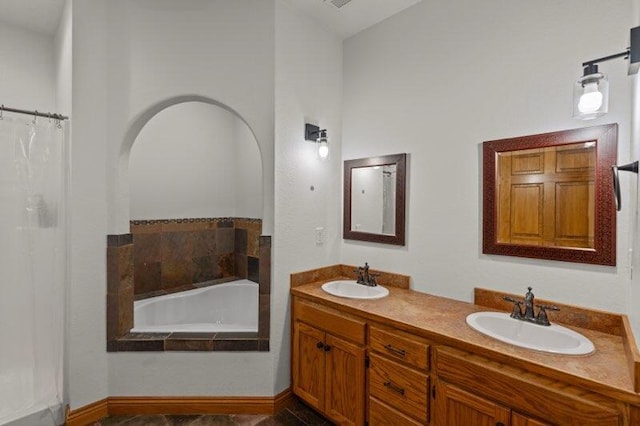 16326 Lawrence Unit 1232, Marionville, MO 65705 - full bath with a garden tub and double vanity