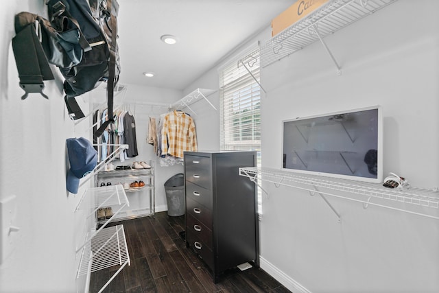 5404 S Clifton Ave, Springfield, MO 65810 - spacious closet featuring dark wood-style floors