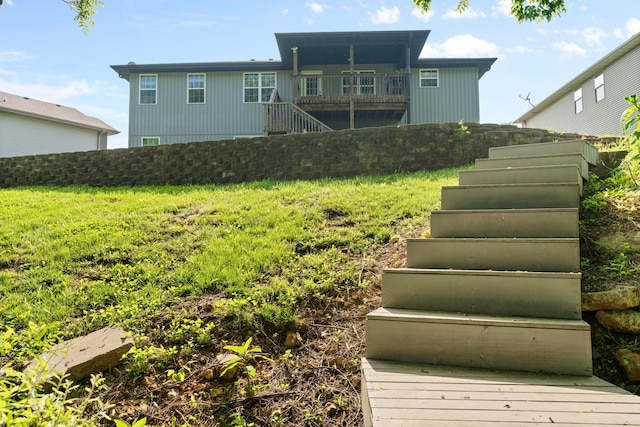 5404 S Clifton Ave, Springfield, MO 65810 - back of property featuring stairs