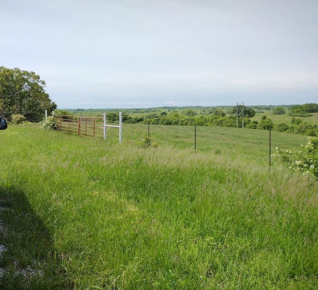 616 Beryl Rd, Spokane, MO 65754 - view of yard featuring a view of countryside and fence