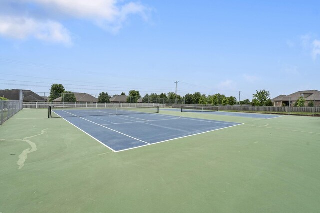 4531 E Hidden Oak St, Springfield, MO 65802 - view of tennis court featuring fence