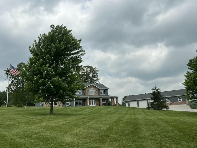 1995 Corder Pass Rd, Mansfield, MO 65704 - view of front of house with a front yard