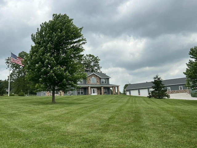 1995 Corder Pass Rd, Mansfield, MO 65704 - view of front facade with a front yard