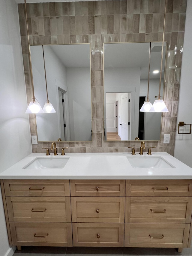 2077 N Sun Valley Dr, Springfield, MO 65802 - bathroom with double vanity