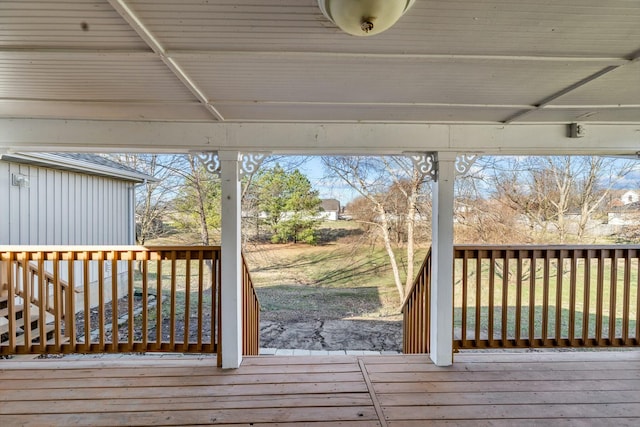 805 S Benson Pl, Nixa, MO 65714 - view of wooden deck