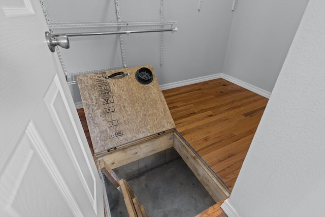 805 S Benson Pl, Nixa, MO 65714 - spacious closet featuring wood finished floors