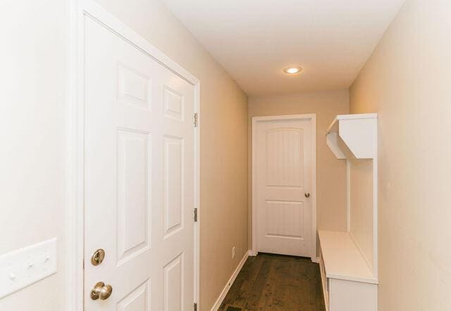 1205 N 12th Ave, Ozark, MO 65721 - mudroom featuring recessed lighting and dark wood-type flooring