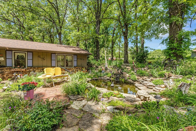 3152 Two Rivers Rd, Highlandville, MO 65669 - view of yard