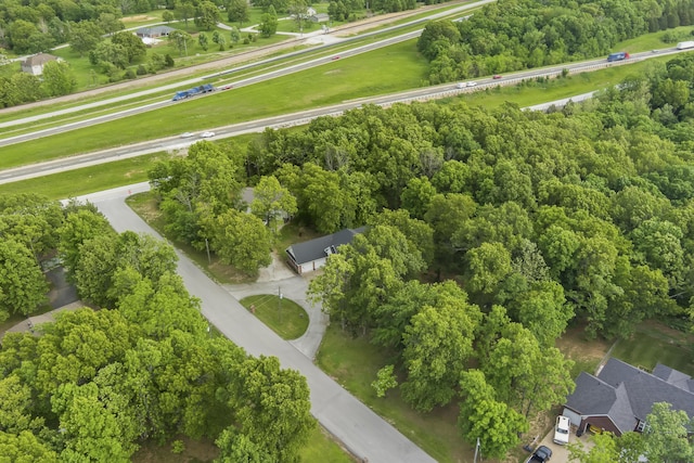 45 Stone Ridge Ct, Strafford, MO 65757 - drone / aerial view of a heavily wooded area