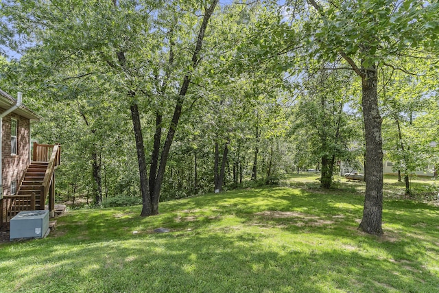 45 Stone Ridge Ct, Strafford, MO 65757 - view of green lawn featuring stairway