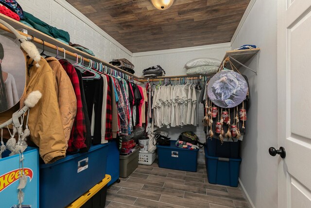 296 Lodgepole Dr, Ozark, MO 65721 - spacious closet with wood finished floors