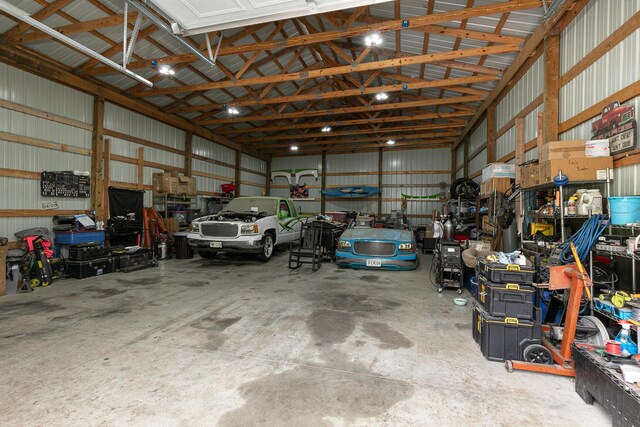 296 Lodgepole Dr, Ozark, MO 65721 - garage with metal wall