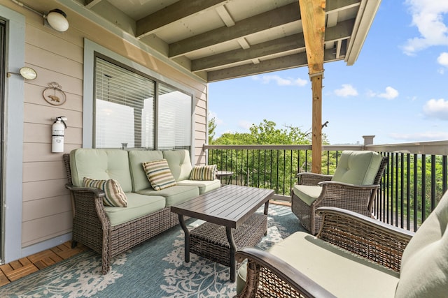 13 Treehouse Ln Unit 4, Branson, MO 65616 - deck with an outdoor hangout area