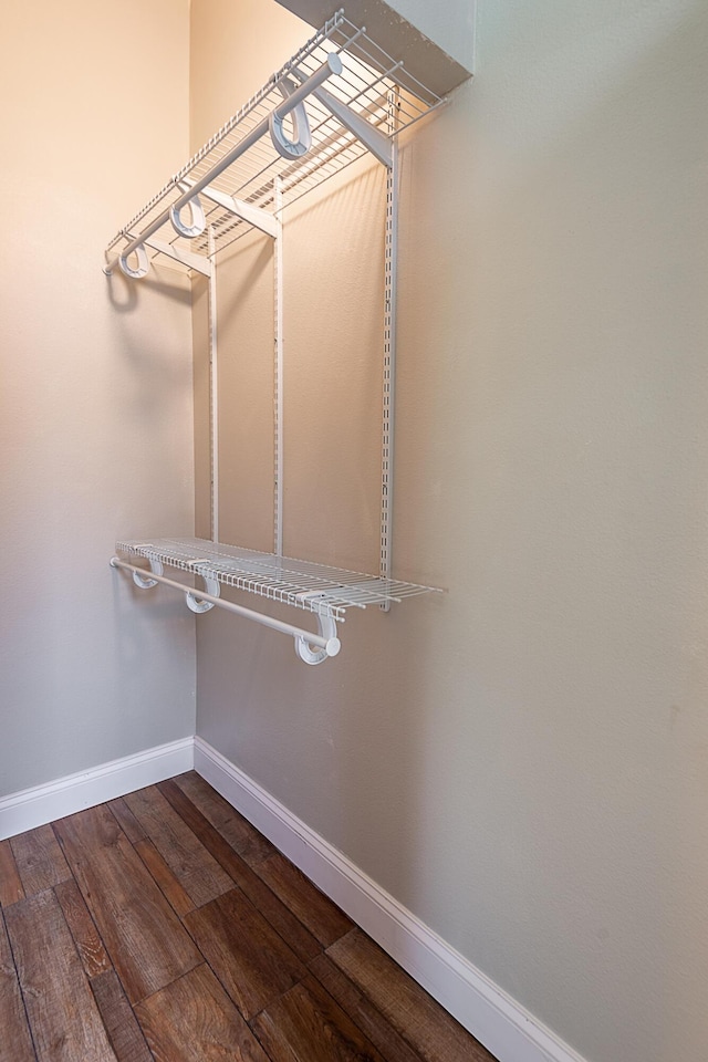 1223 W State St, Springfield, MO 65806 - walk in closet with wood finished floors