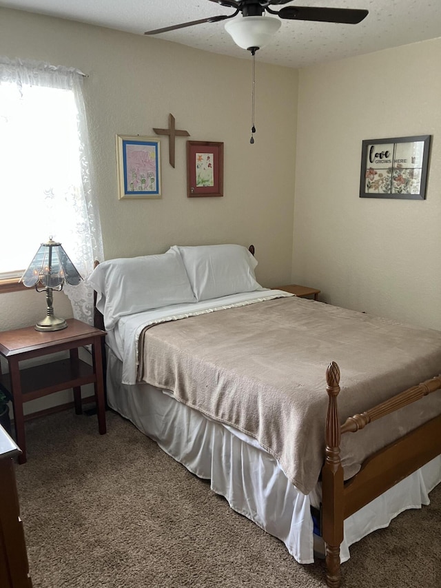 1810 Meadows Dr, Neosho, MO 64850 - bedroom featuring carpet flooring and a ceiling fan