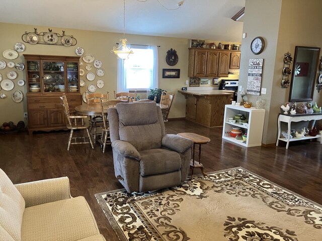1810 Meadows Dr, Neosho, MO 64850 - living room featuring dark wood finished floors