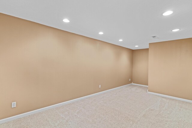 4824 S Gold Rd, Battlefield, MO 65619 - unfurnished room featuring recessed lighting, baseboards, and light carpet