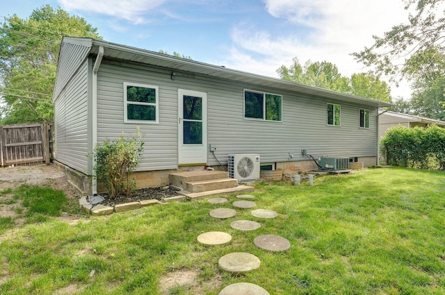 2418 E Catalpa St, Springfield, MO 65804 - back of property with a cooling unit and central air condition unit