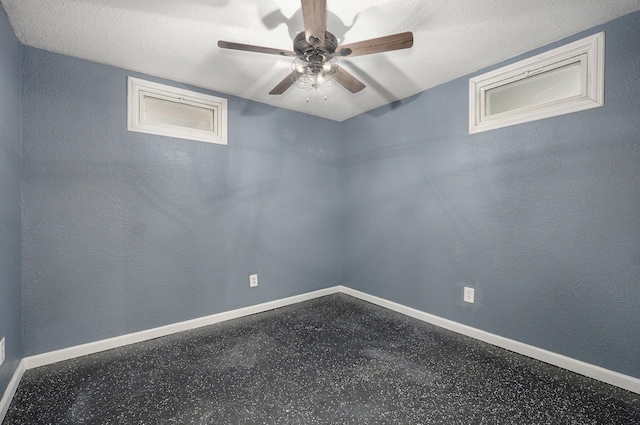 2418 E Catalpa St, Springfield, MO 65804 - spare room with baseboards and ceiling fan