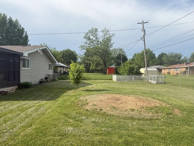 view of yard