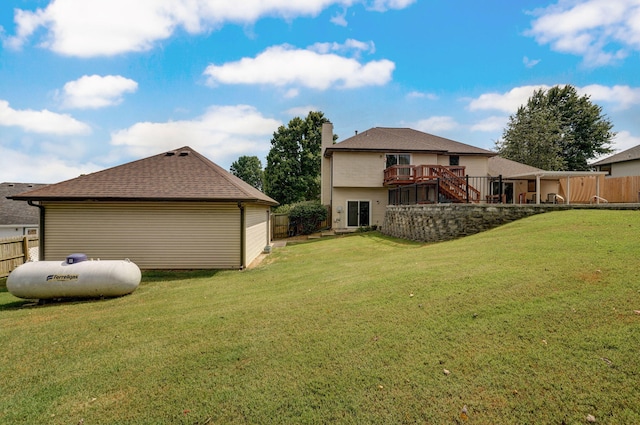 2019 N Preakness Dr, Nixa, MO 65714 - view of yard with stairs